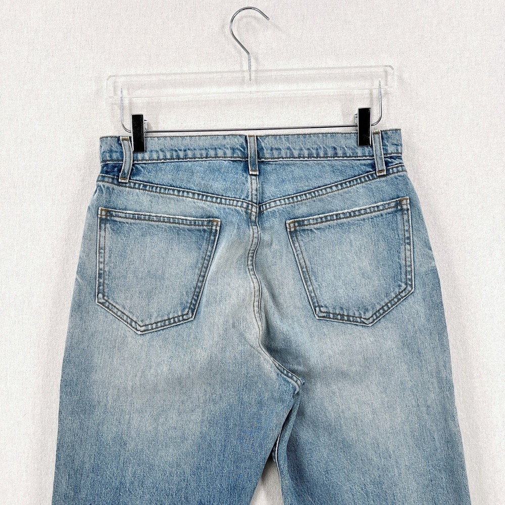 DOEN Shep Jean Laval Wash Womens 29 Blue Straight leg 100% Cotton Rigid NWT - Picture 7 of 16
